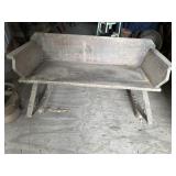 Wooden buggy seat