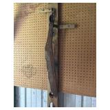 Hay knife and Wooden Stanley level