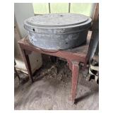 Vintage incubator on stand