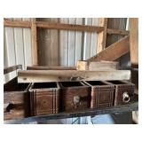 Sewing machine drawers