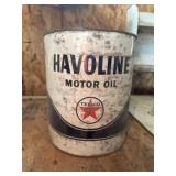 Havoline Motor oil can