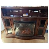 Fireplace TV stand