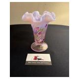 Fenton ruffle rim vase