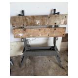 Collapsing work bench