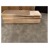 Wood shelving