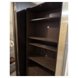 Wooden shelves