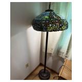 Tiffany style stained glass floor lamp