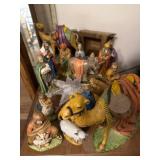 Ceramic nativity