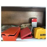 Drill, bits and miscellaneous, bring boxes
