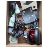 Headphones, smart keyboard case, earbud case