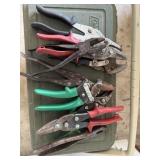 Tin snips, cutting tools