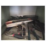 Adjustable pliers, wrench, miscellaneous tools,