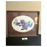 Hand drawn, wildlife framed print