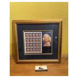 Marilyn Monroe framed legends of Hollywood stamps