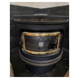Bixby pellet stove / glass broken