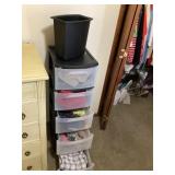 Stereo light storage container with clothes