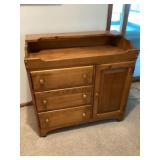 Handmade dry sink approximately 18 x 36 x 36 tall