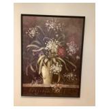 Signed print approximately 24 3/4 x 33 tall