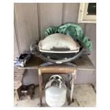 Weber grill,stand and tank