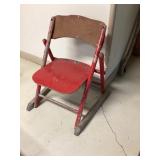 Wooden childï¿½s chair