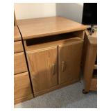 Desk cabinet approximately 24 x 25 1/2 x 29 1/2