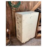 Four drawer filing cabinet, bring help to load
