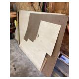 Two sheets of plywood