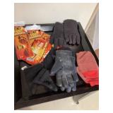 Winter gloves with foot and hand warmers
