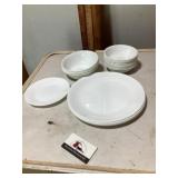 Corelle milk, white dishes