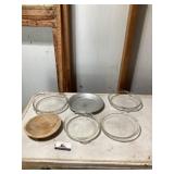 Pyrex pie pans and miscellaneous