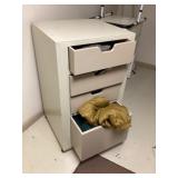 Rolling shelves approximately 23 x 22 x 38 1/2