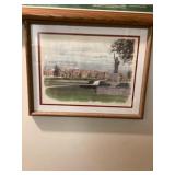 Herring print approximately 19 x 15 tall