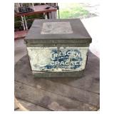 Galvanized cracker box
