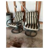 Rocking swivel lawn chairs
