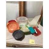 Plastic storage containers