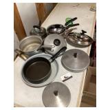 Pans with lids garbage