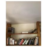 Books on shelves bring box