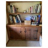 Books on shelf bring box
