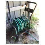 Garden hose and reel unknown length