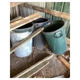 Garbage cans