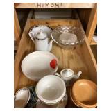 Punch bowls, miscellaneous bring a box
