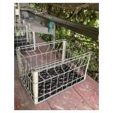Tuscan Metal and plastic crate