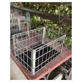 Tuscan Metal and plastic crate
