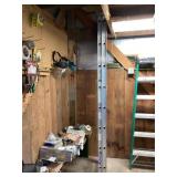 Werner aluminum extension ladder approximately 1