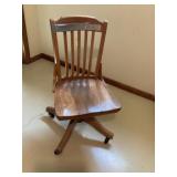 Oak office chair