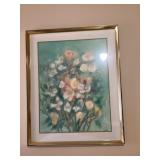Signed print approximately 31 1/2 x 38 1/2 tall