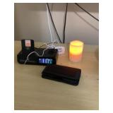 Alarm clock candle nightlight
