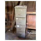 Four drawer filing cabinet, bring help to load