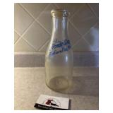Home Dairy glass milk jar