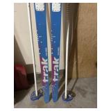 Trak skis and poles